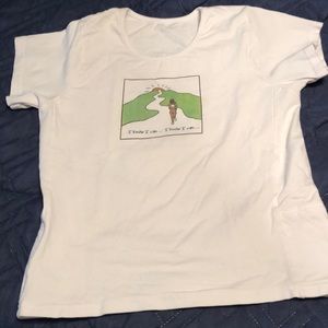 Running motivation shirt w/hidden pockets